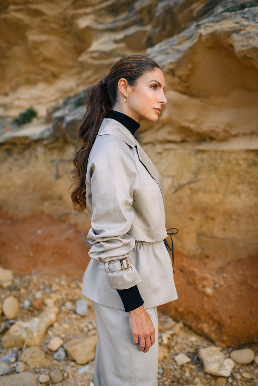 Trenchcoatjacke beige Keno