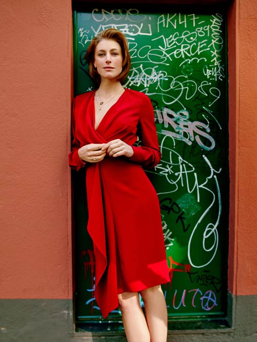 Elegantes Kleid aus Cady