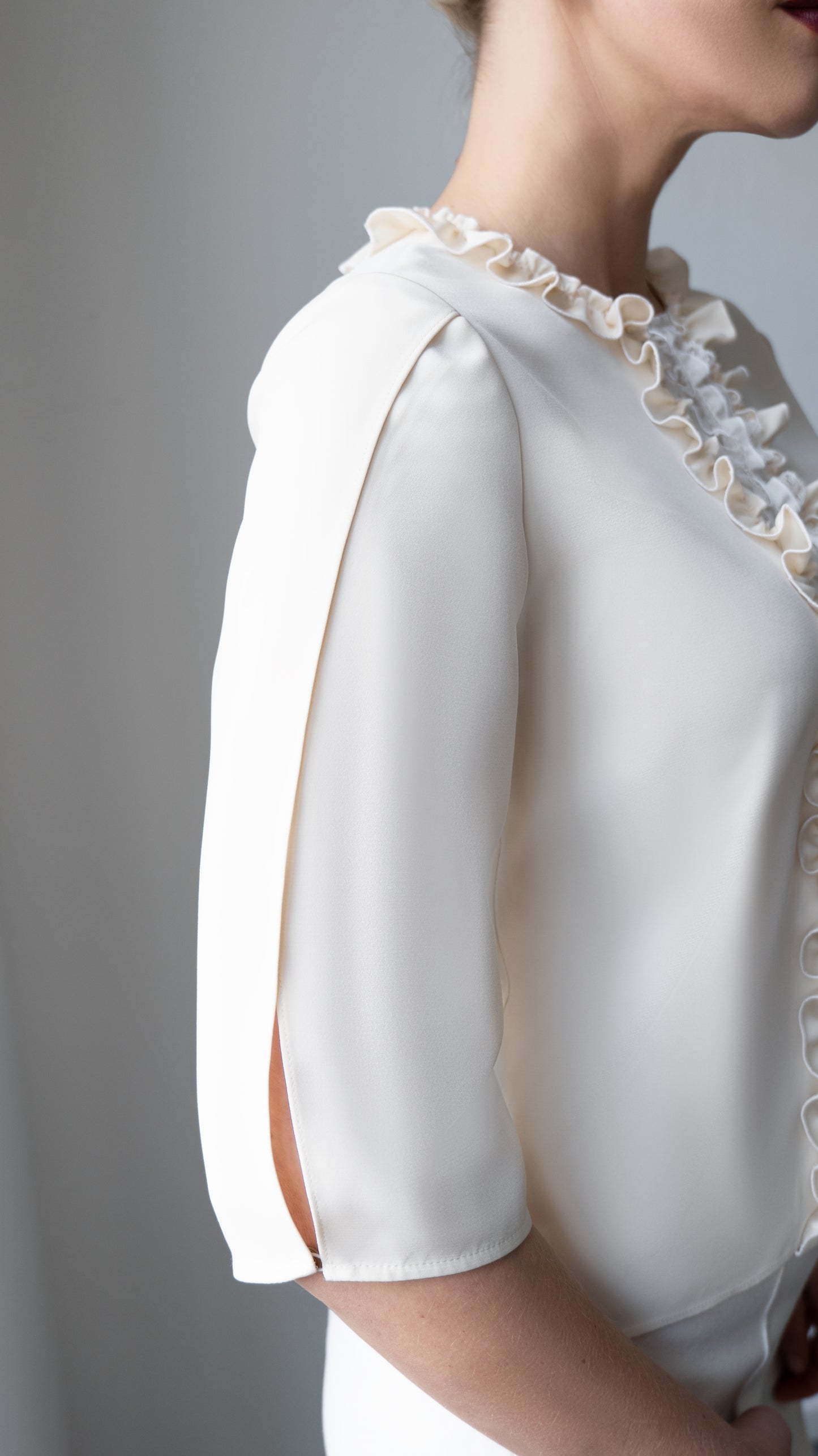 Bluse Kaya mit Rüschen