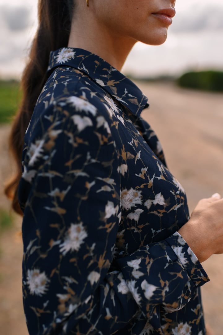 Viskose Bluse mit floralem Druck Lena