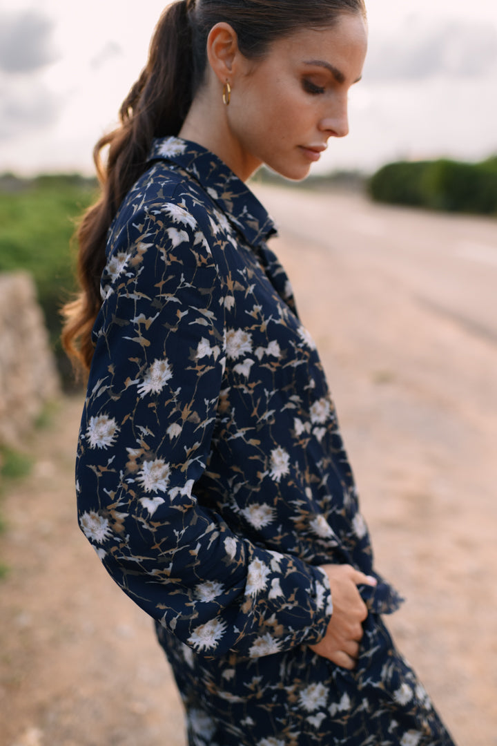 Viskose Bluse mit floralem Druck Lena